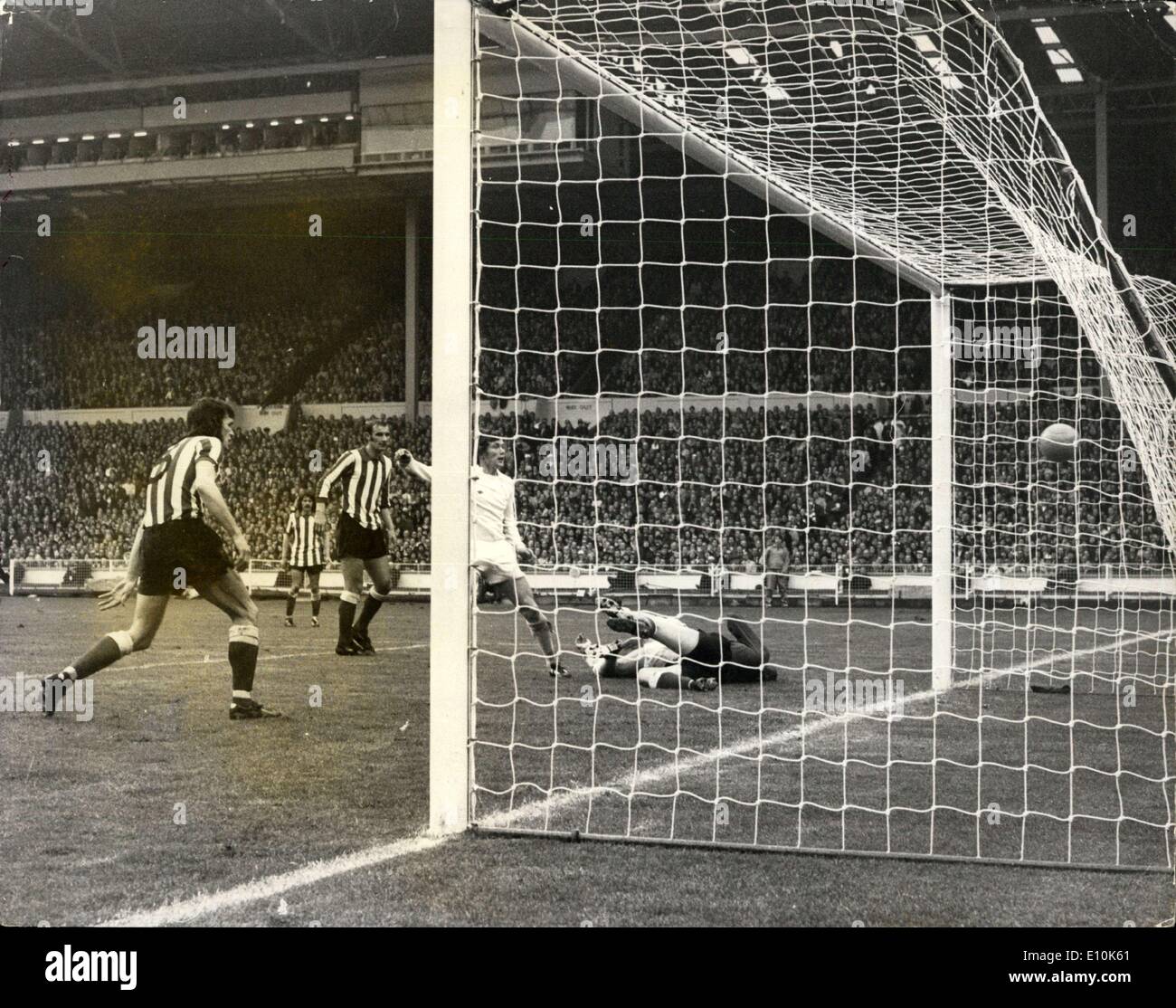 05 mai 1973 - Sunderland beat Leeds 1-0 en F.A. Cup à Wembley finale ? Sunderland est devenue la première équipe de deuxième division à Banque D'Images