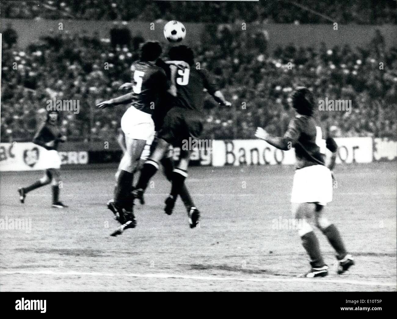 02 février 1974 - L'équipe de football yougoslave participera au Championnats du Monde de Soccer 1974 l'Dans West-Germany ! : Hier Banque D'Images