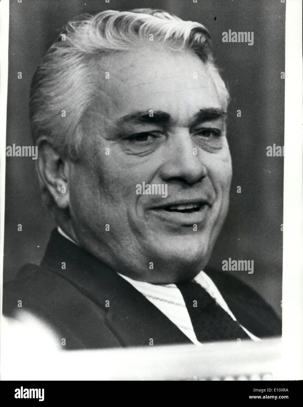 08 août 1974 - Le temps presse pour Nixon : le président Nixon des États-Unis, est maintenant sur le bord de la ruine, même ses amis et fervents partisans sont maintenant déserté de lui. Le congressiste Charles Wiggins maintenant cal;ls à la démission du Président. La photo montre le congressiste Charles Wiggins, qui appelle à la démission du Président. Banque D'Images