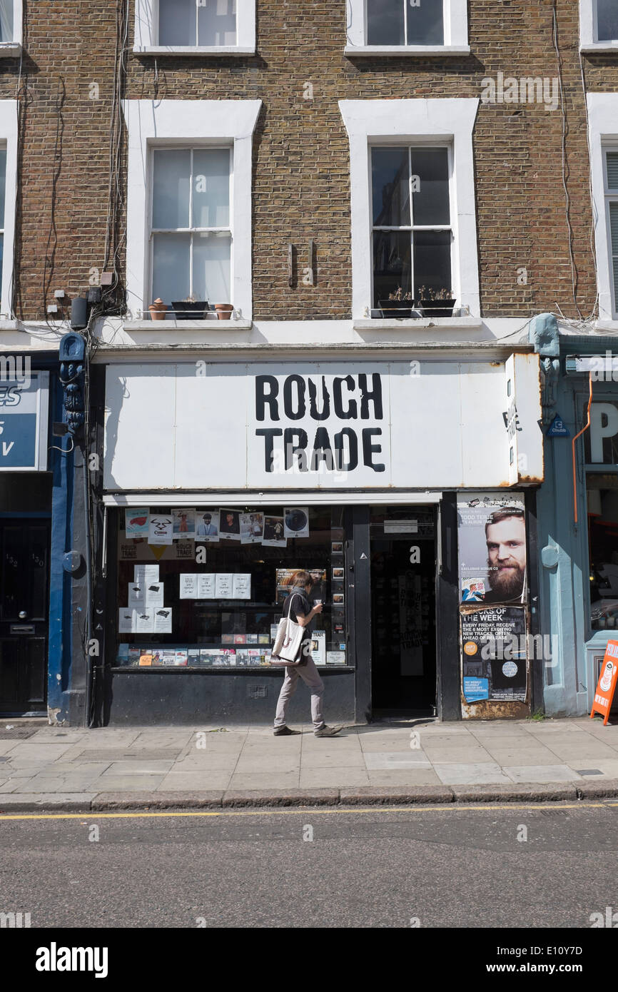 Rough Trade Records Notting Hill Londres Banque D'Images