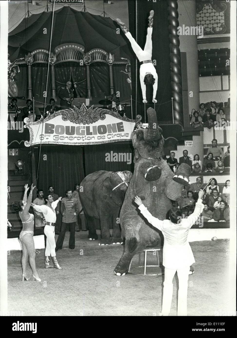 01 janvier 1975 - Herbert J. Taylor. Président du Rotary International le mouvement. APRESS. Banque D'Images