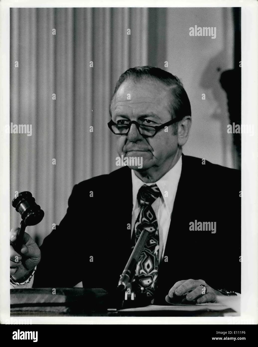 01 janvier 1975 - Le sénateur Frank E. Moss Banque D'Images