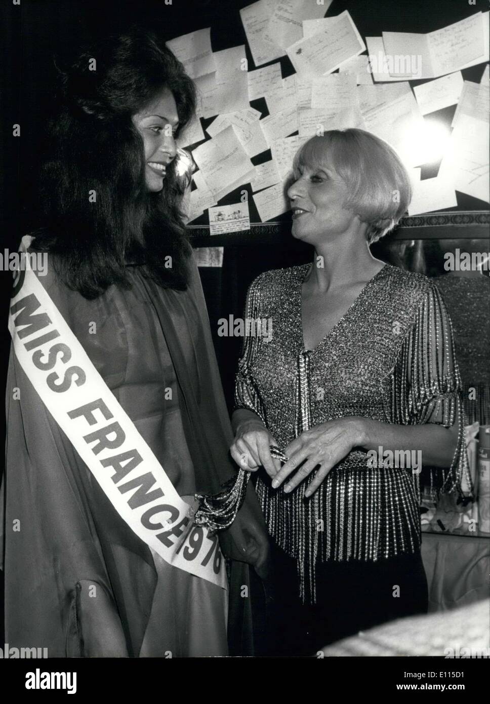 Miss France 1976 Banque d'image et photos Alamy