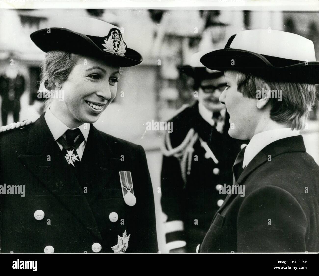 Mar 03 1976 La Princesse Anne Faire Passer Les D fil De WRNS Mar 03 1976 la princesse anne faire passer les d fil de wrns
