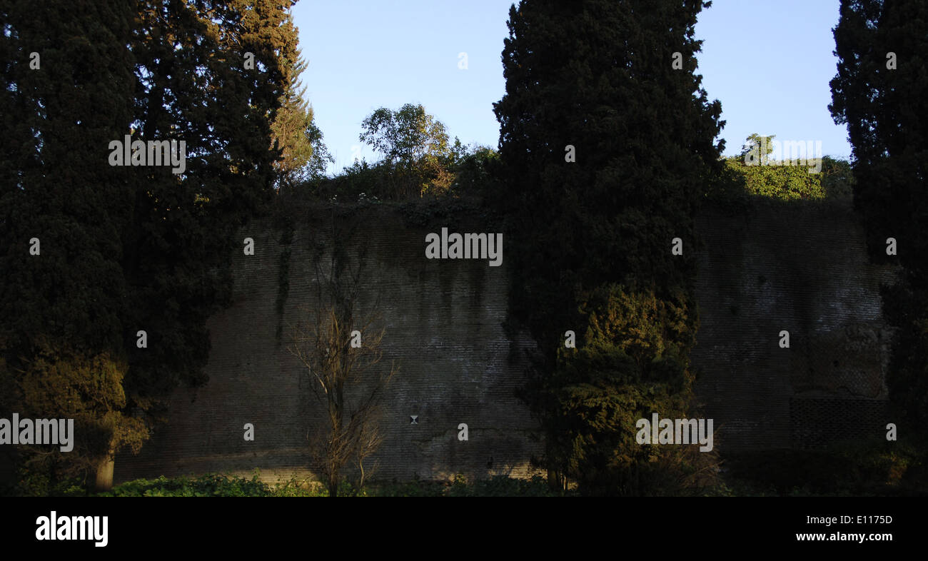 Le Mausolée d'Auguste. Campus Martius. Rome, Italie. Banque D'Images