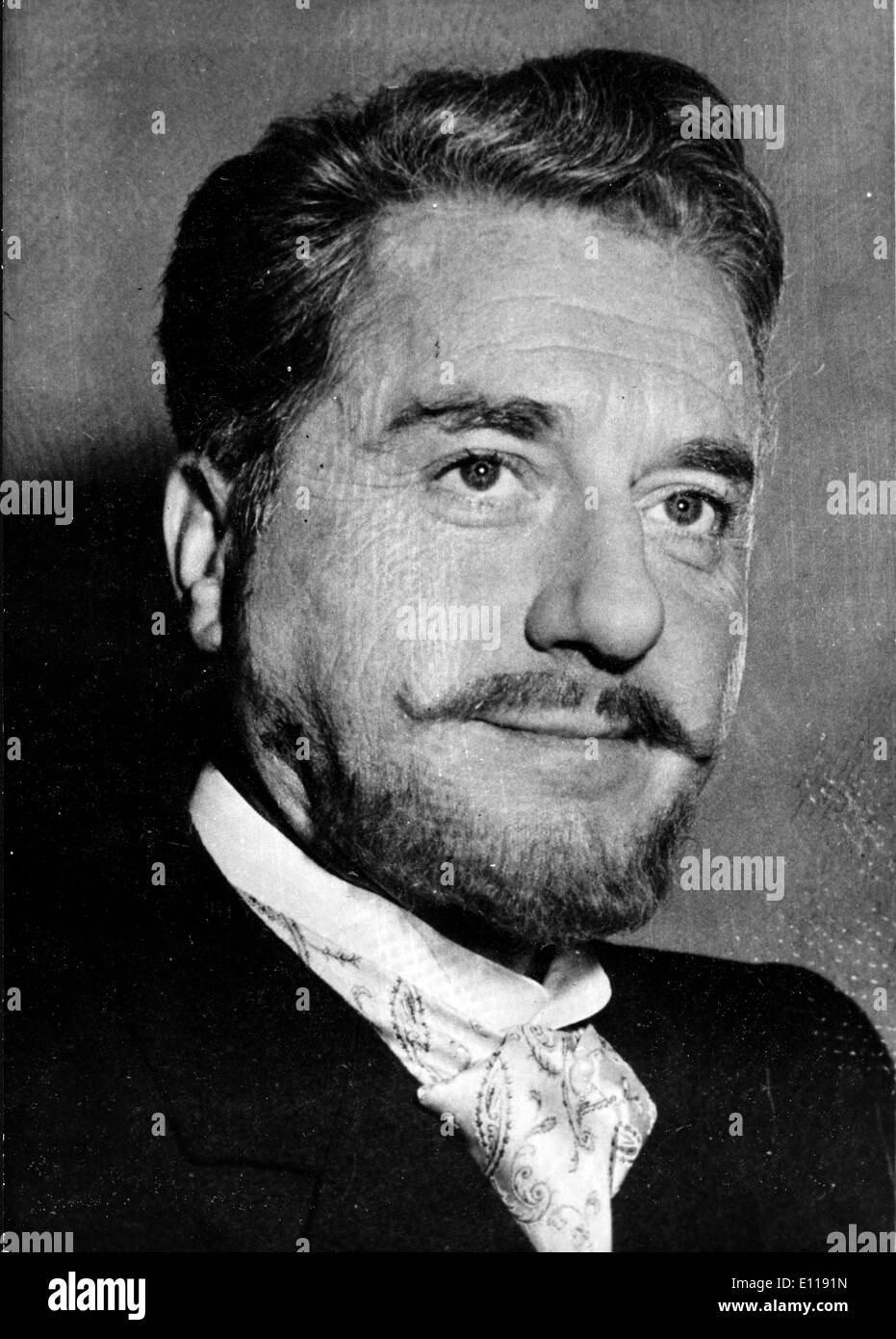 Acteur Claude Dauphin joue sur la scène Banque D'Images