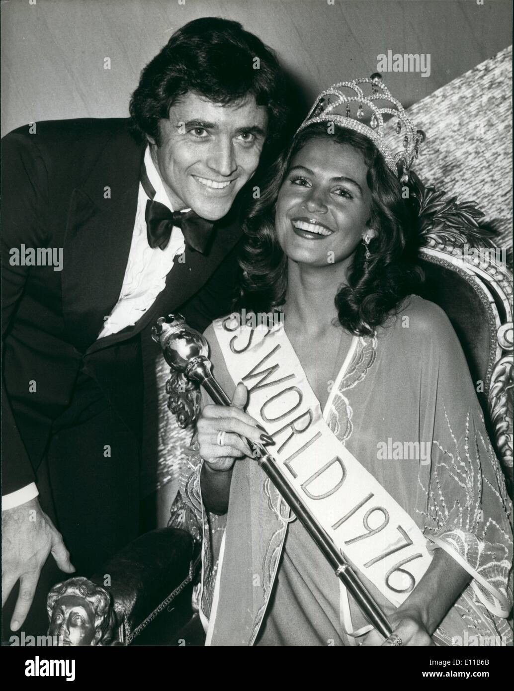 11 novembre 1976 Miss Jamaïque est Miss Monde 1976 au Royal Albert Hall ce soir 22 ans Cindy