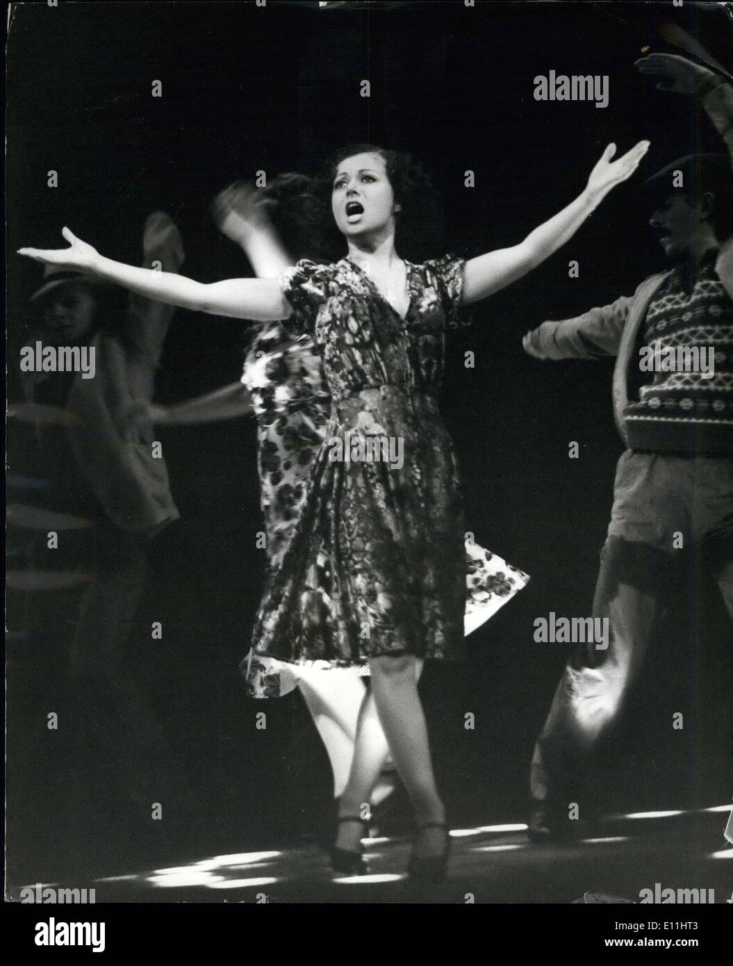 Jun. 22, 1978 Viva - Elaine-Superstar ; Elaine Paige, l'actrice inconnue, entra dans stardom hier soir, comme elle incarne Eva Banque D'Images