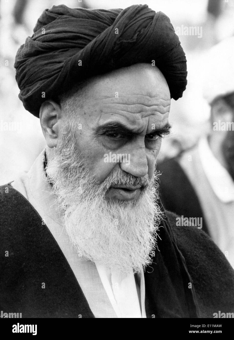 5214300 (900326) Ajatollah Khomeini, (24.09.1902 - 03.06.1989, Ruhollah HENDI Mussawi) iranischer Religionsf gérants und Banque D'Images