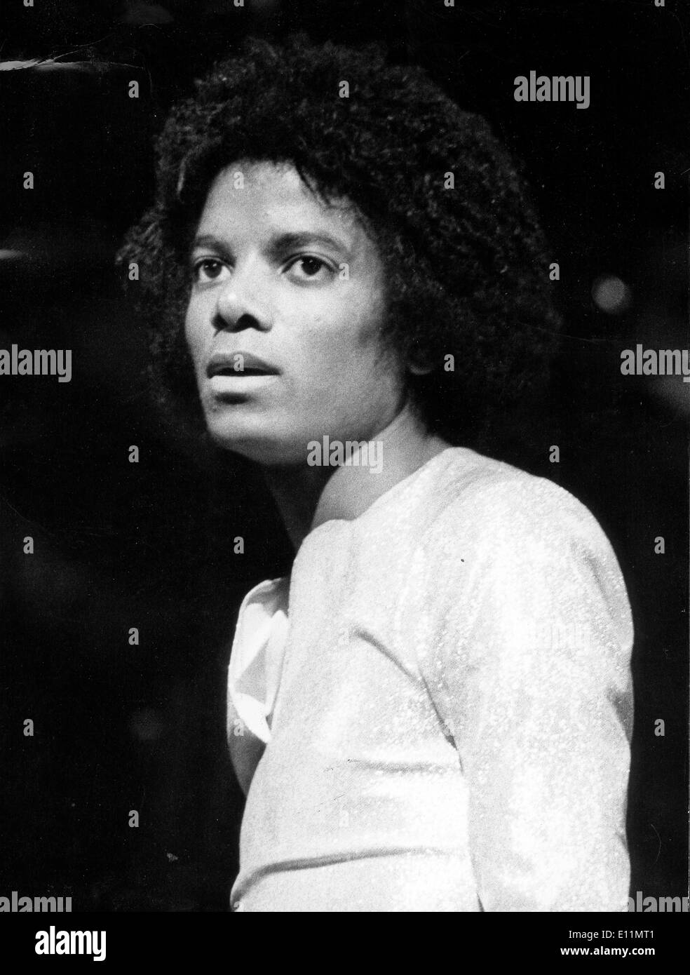 Michael Jackson avant première Jackson 5 concert Banque D'Images