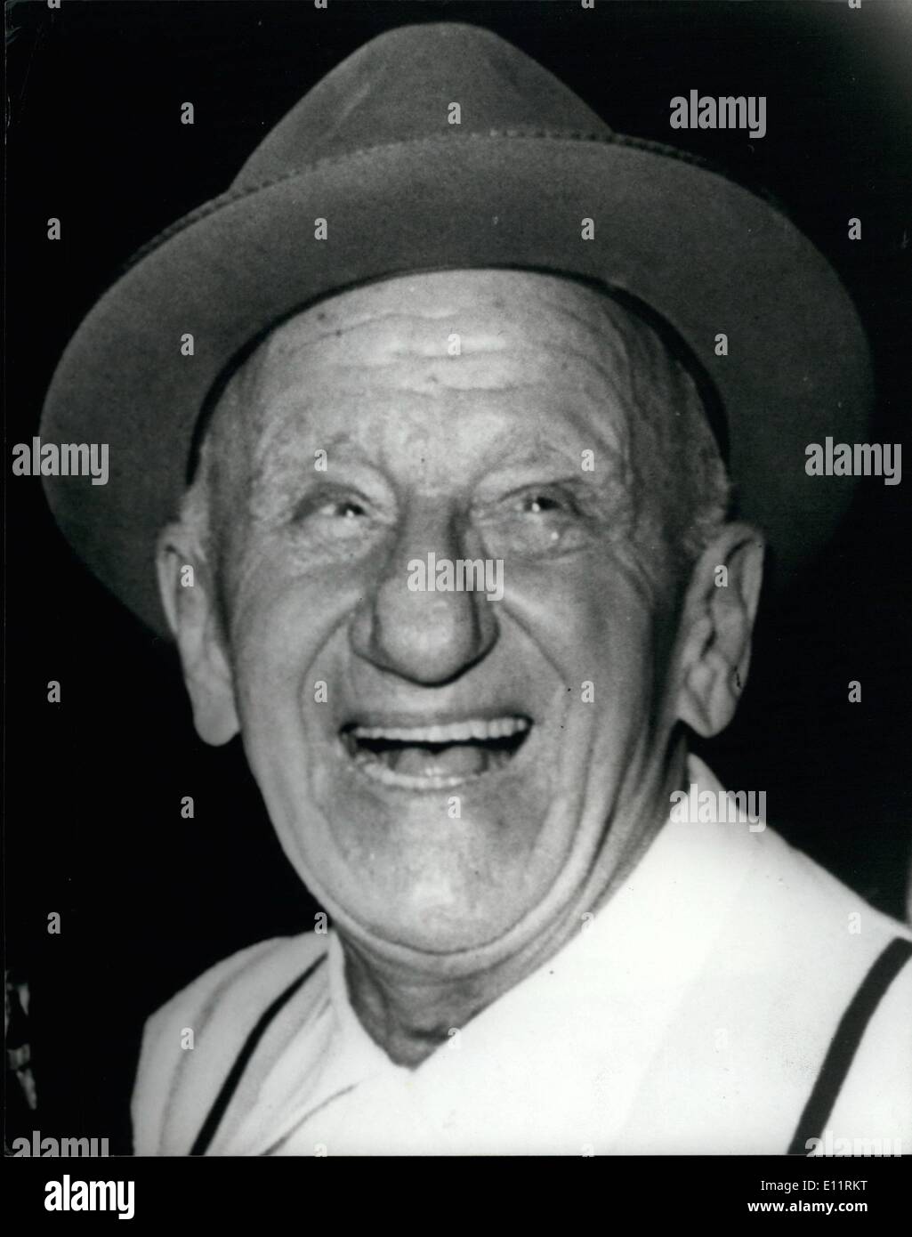 01 janvier 1980 - Jimmy ''chnozzle» Durante décède : Jimmy Durante la vieille time film radio et comédien est mort aujourd'hui après une longue maladie. La photo montre la photo du stock de Jimmy Durante. Banque D'Images