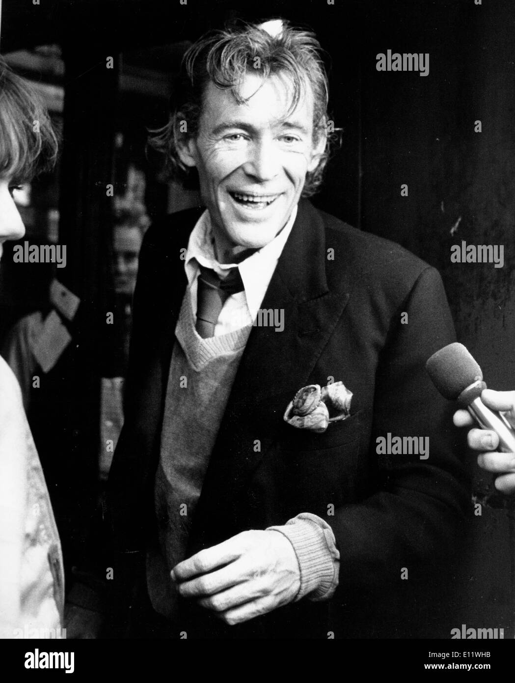 L'acteur Peter O'Toole de star dans Macbeth Banque D'Images