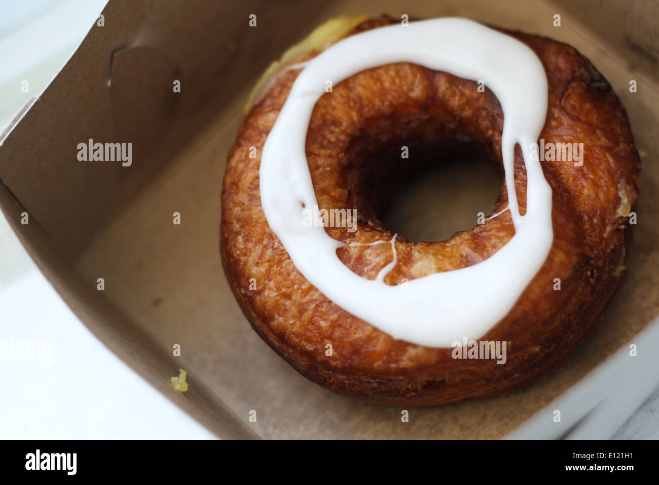 Un cronut d'une boulangerie à Montréal, au Québec. Banque D'Images