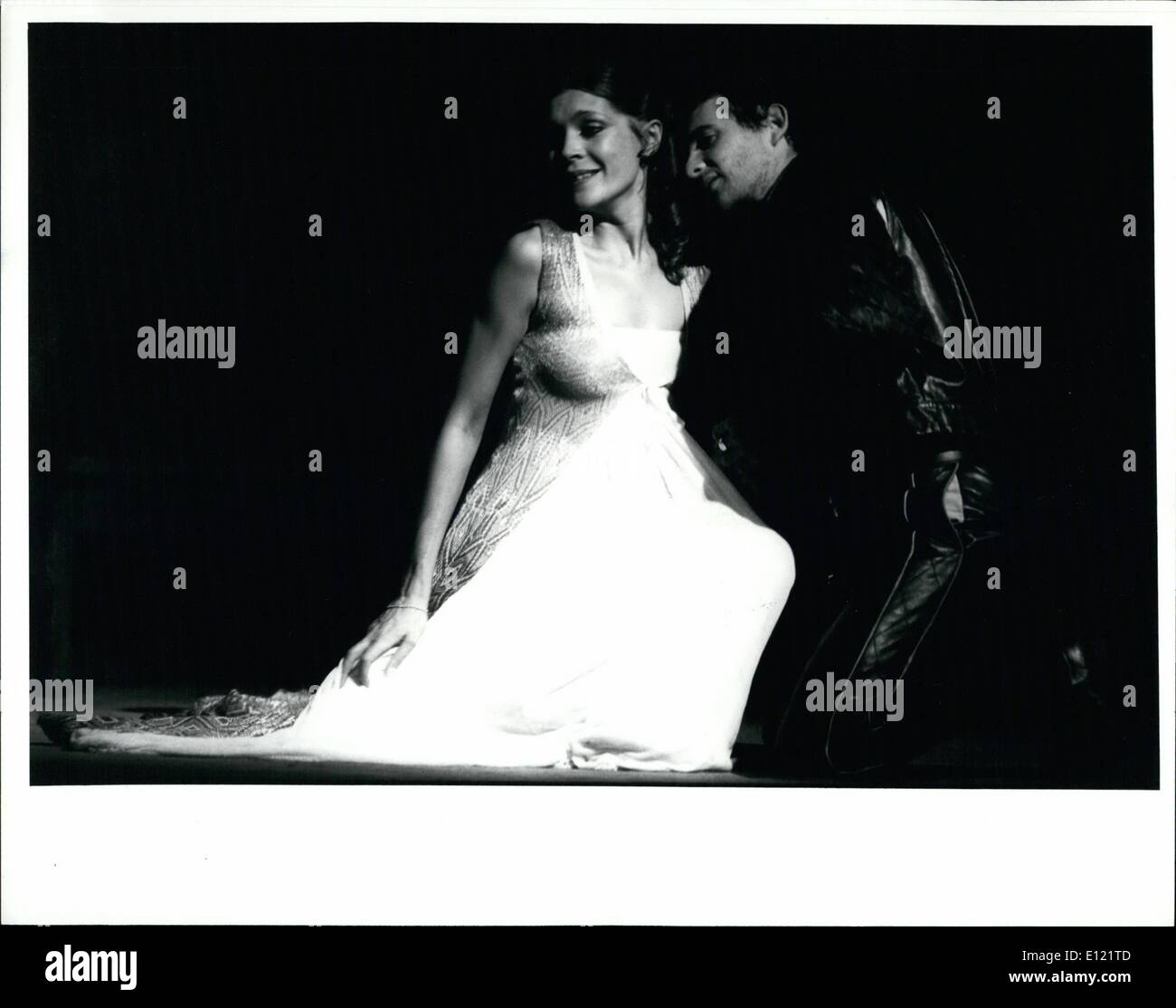 10 octobre 1982 - Roméo et Juliette à l'Aldwych Theatre. Roméo et Juliette réalisé par Ron Daniels et voir d'abord à Stratford dans Banque D'Images