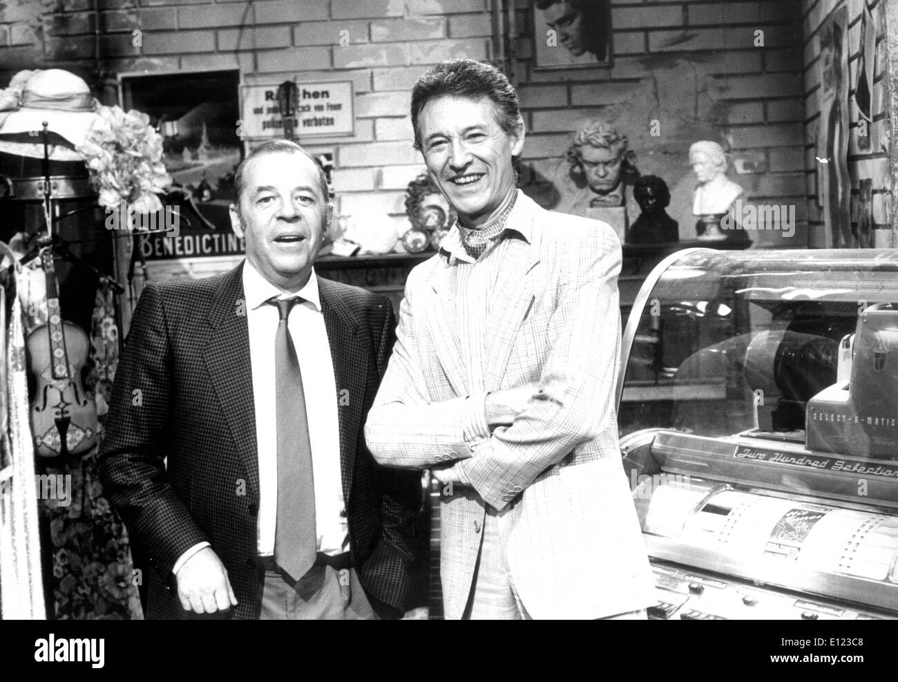 CHRIS HOWLAND et SILVIO FRANCESCO - Artiste et chanteur italien Banque D'Images