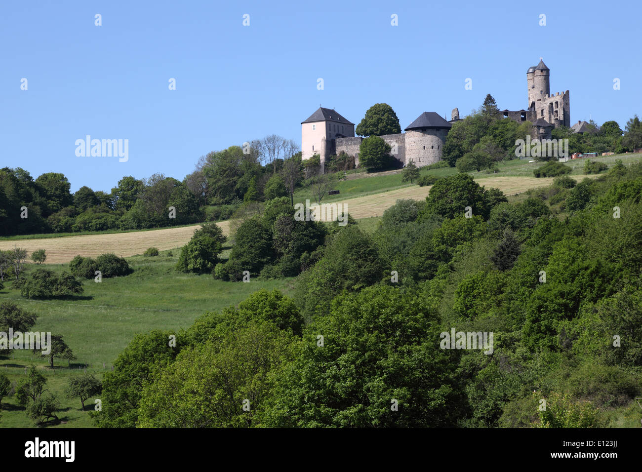 Ancien château Greifenstein en Hesse, Allemagne Banque D'Images