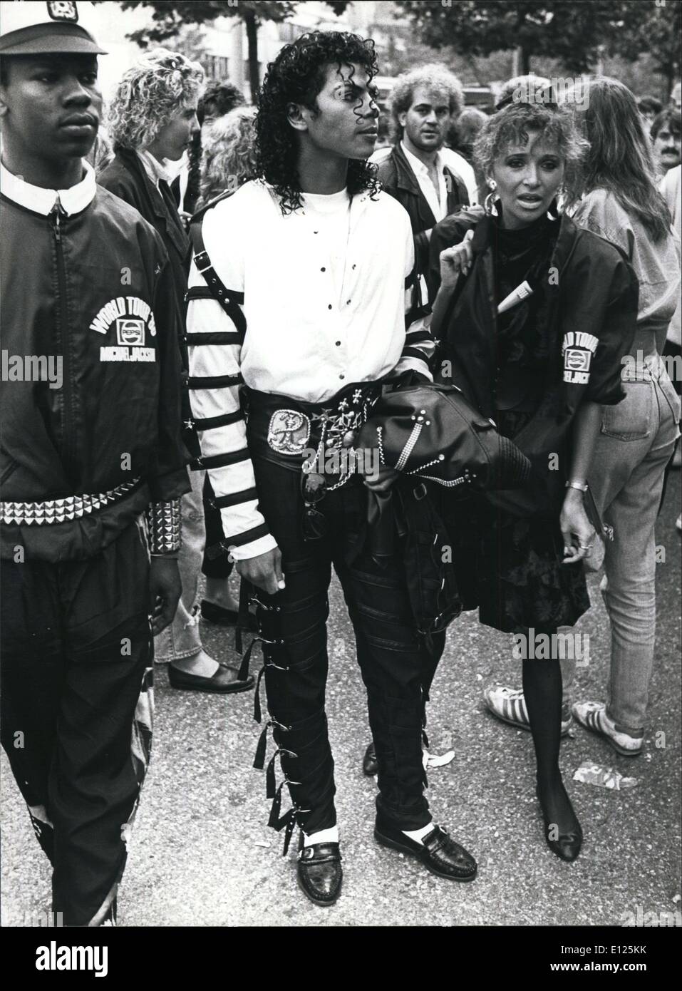 Avril 04, 1988 - Michael Jackson Banque D'Images