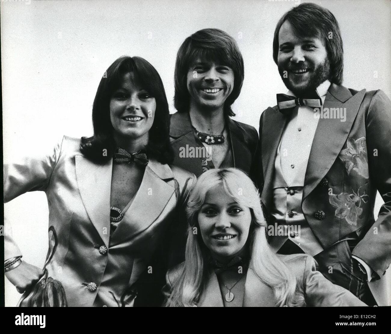 Le 12 décembre 2011 - groupe de pop ABBA Banque D'Images