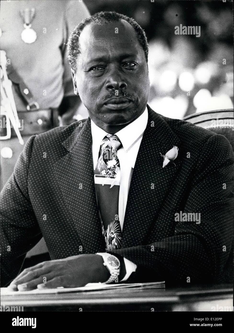 21 décembre 2011 - Kenya Moi : Daniel Arap Moi, Président du Kenya. ix PRE Banque D'Images