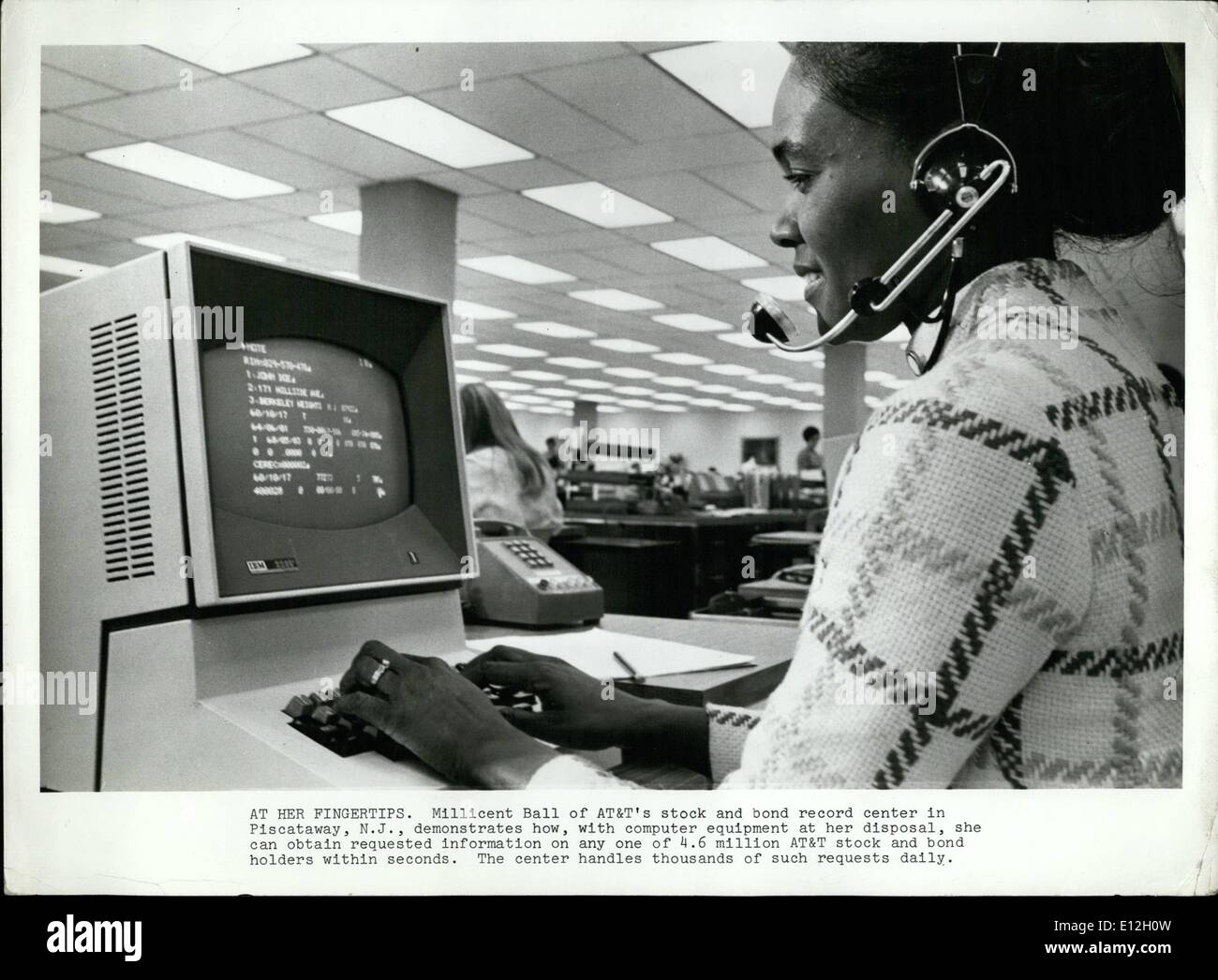 10 janvier 2012 - L'Agence Keystone Press Inc., 170 Fifth Avenue New York, N.Y. 10010 WA 4-8123 Banque D'Images