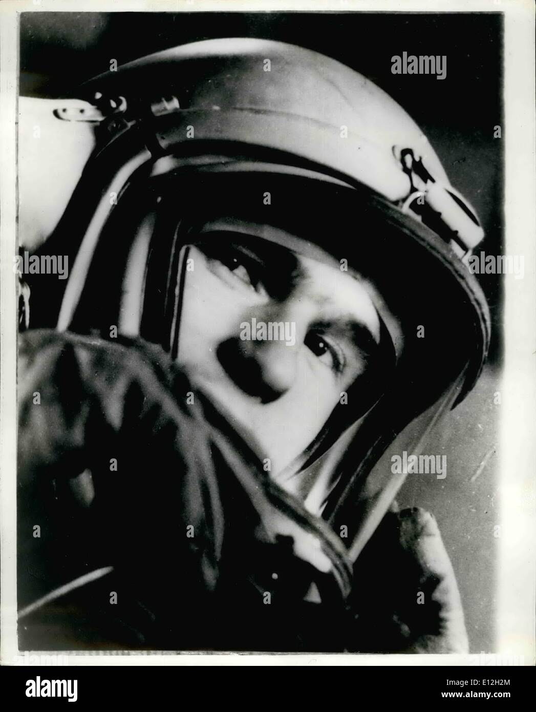 03 janvier 2012 - l'homme dans l'espace La Russie se tourne vers l'avenir : D'après les déclarations de scientifiques russes les Russes seront Banque D'Images