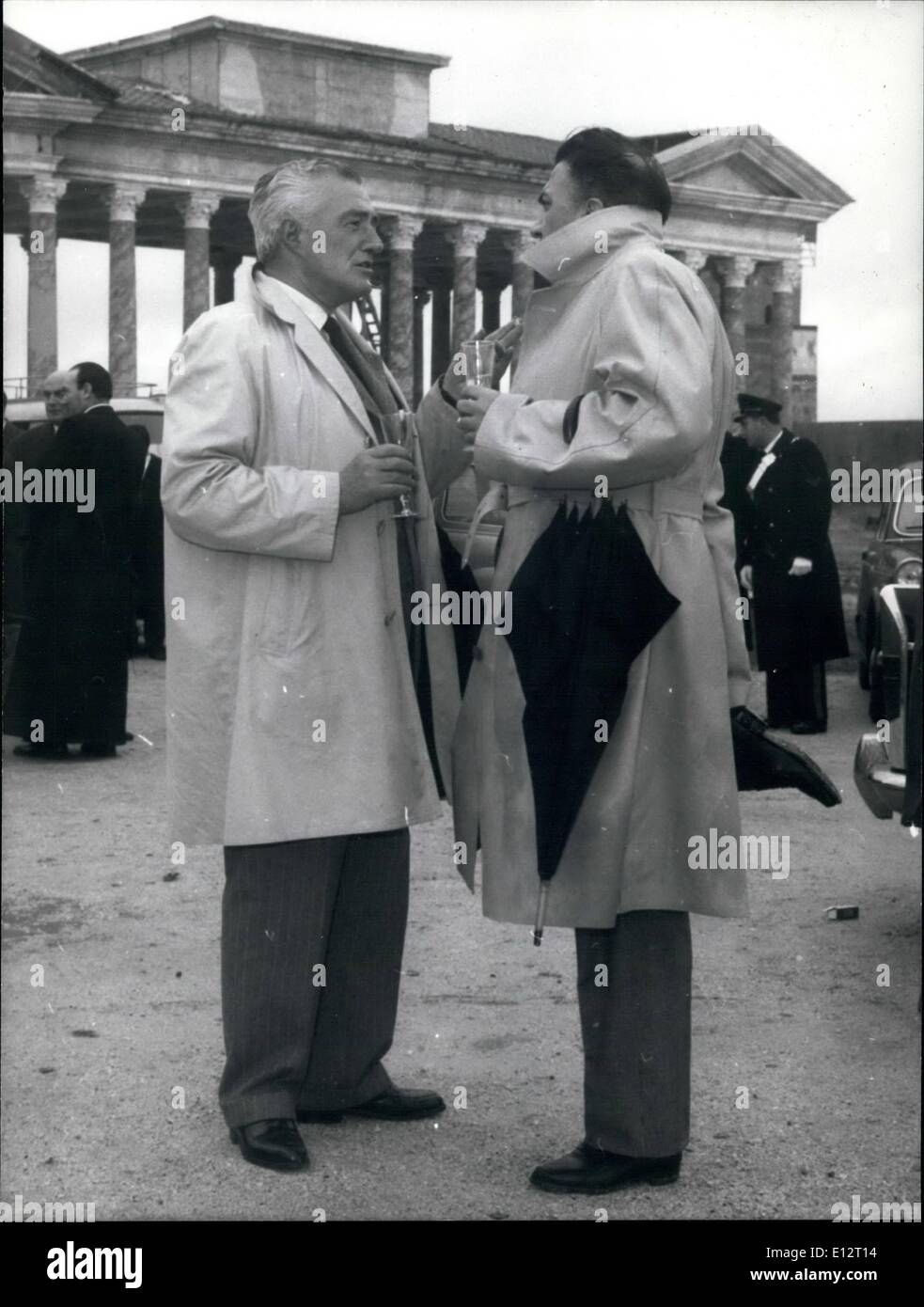 24 février 2012 - De Sica e Fellini Banque D'Images