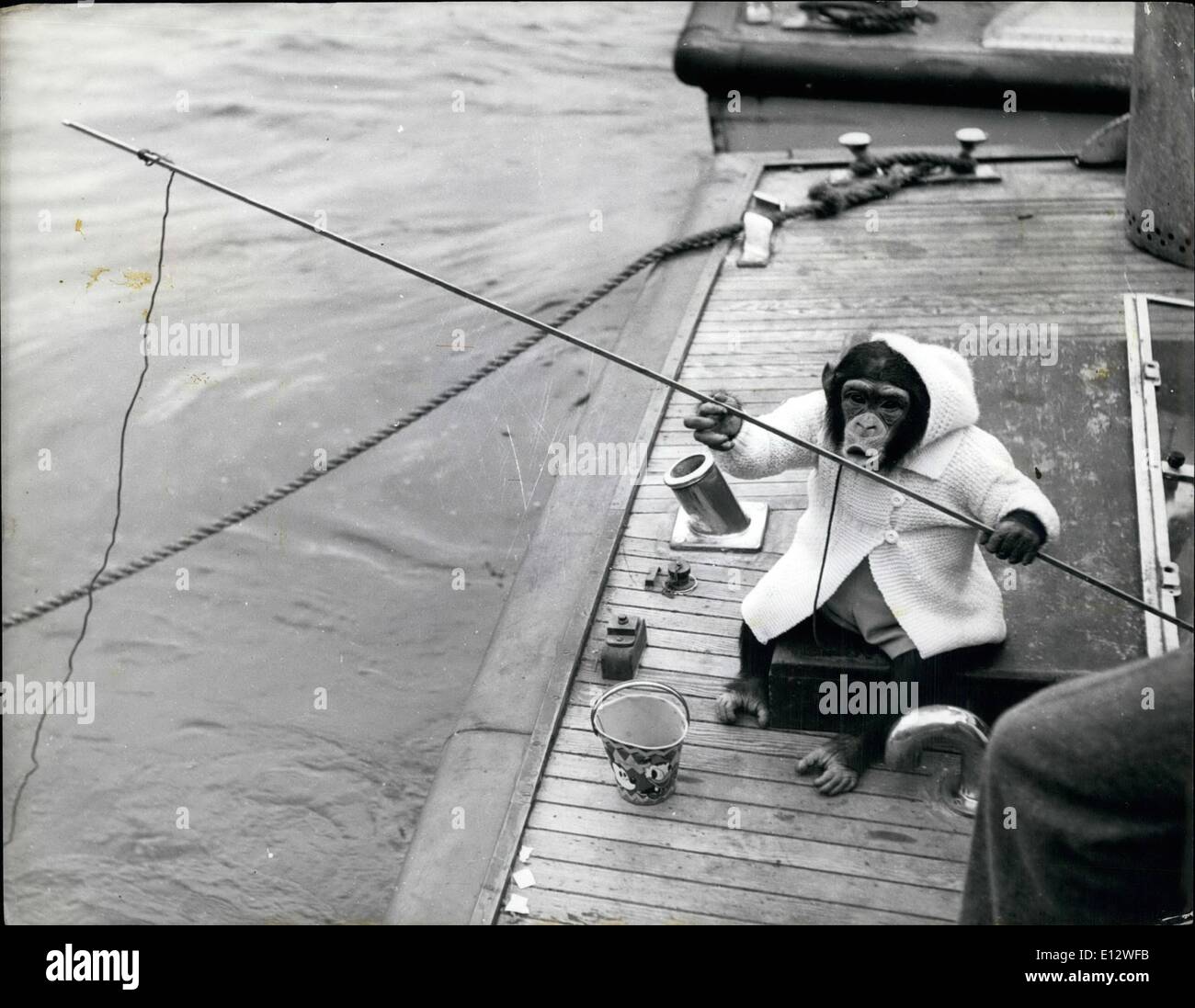 25 février 2012 - Diriez-vous que la pêche est un genre de jeu. Banque D'Images