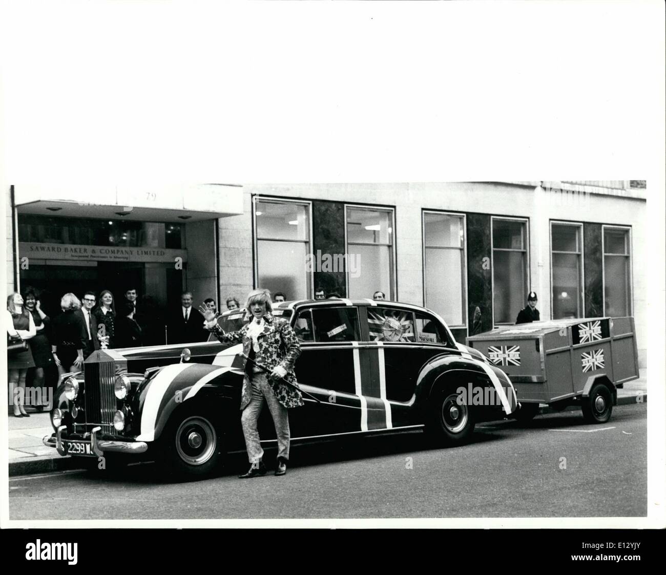 25 février 2012 - Lord Sutch Saming David Edward Sutch musicien britannique vers 1960 ES Banque D'Images