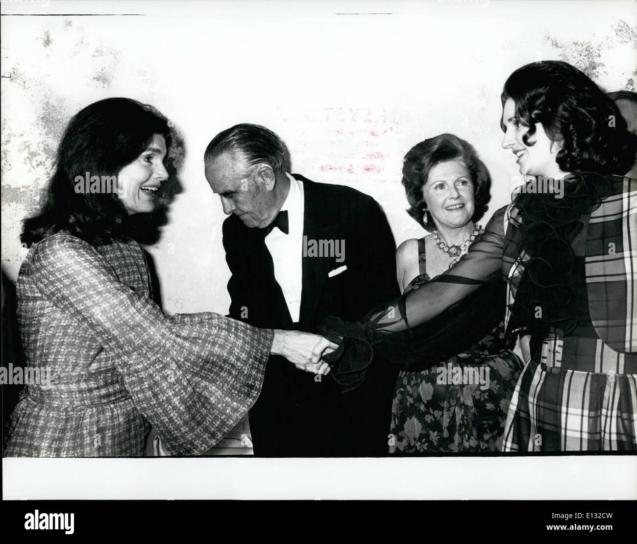 Le 26 février 2012 - Jackie Kennedy Onassis, Washington, D.C., le 15 mai, 1974 Banque D'Images