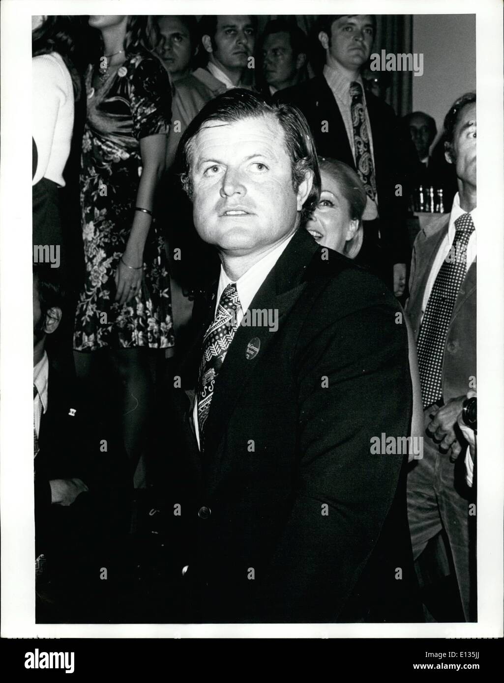 Le 26 février 2012 - Edward Kennedy Banque D'Images