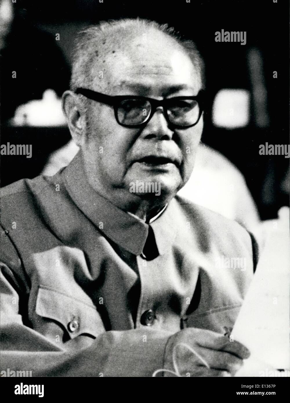 28 févr. 2012 - Yeh Chien-Ying. Vice-président du Parti communiste chinois. Banque D'Images