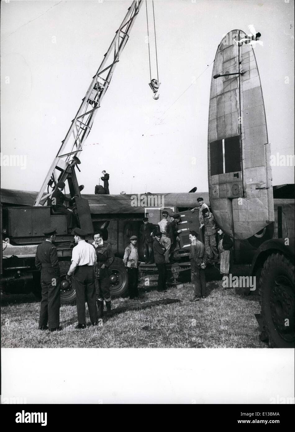 29 février 2012 - Berlin Air Lift Juin 1948 - Mai 1949 Banque D'Images