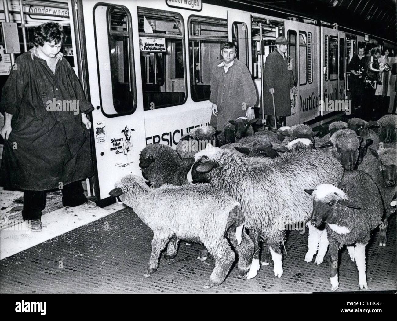 Mars 02, 2012 - Convertir le ''Black Sheep''... ... Était la devise d'une action, le capitol allemande, Bonn avait commencé contre sa Banque D'Images