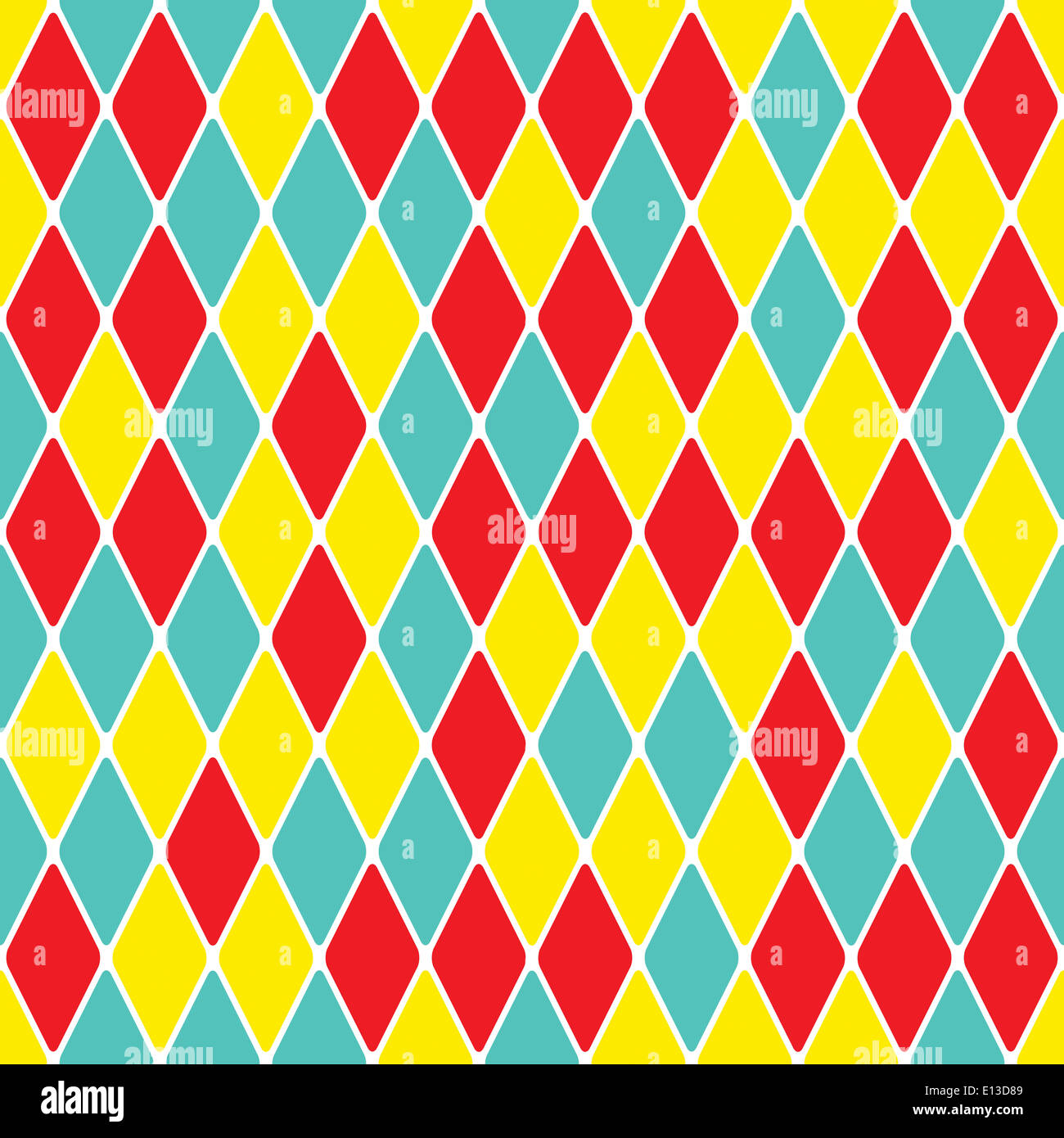 Parti-Harlequin motif transparent de couleur 4.0. L'arrière-plan décoratif lumineux couleur illustration vectorielle. Banque D'Images