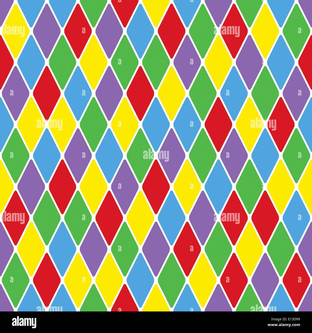 Parti-Harlequin motif transparente de couleur 3.6. L'arrière-plan décoratif lumineux couleur illustration vectorielle. Banque D'Images