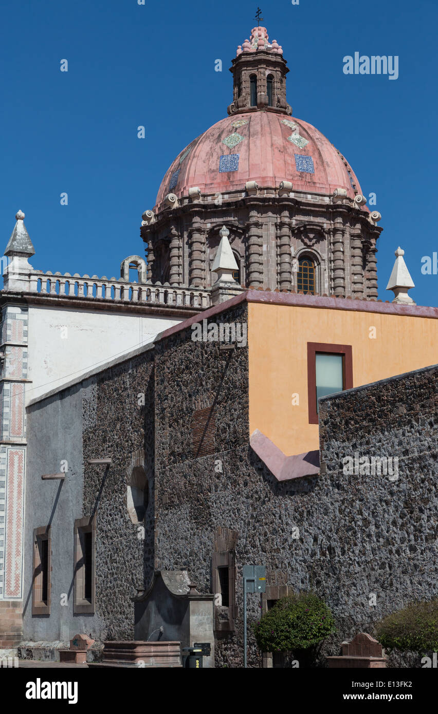 Le Temple de Santa Rosa de Viterbo, construit en 1752 et est à Queretaro, Mexique Banque D'Images