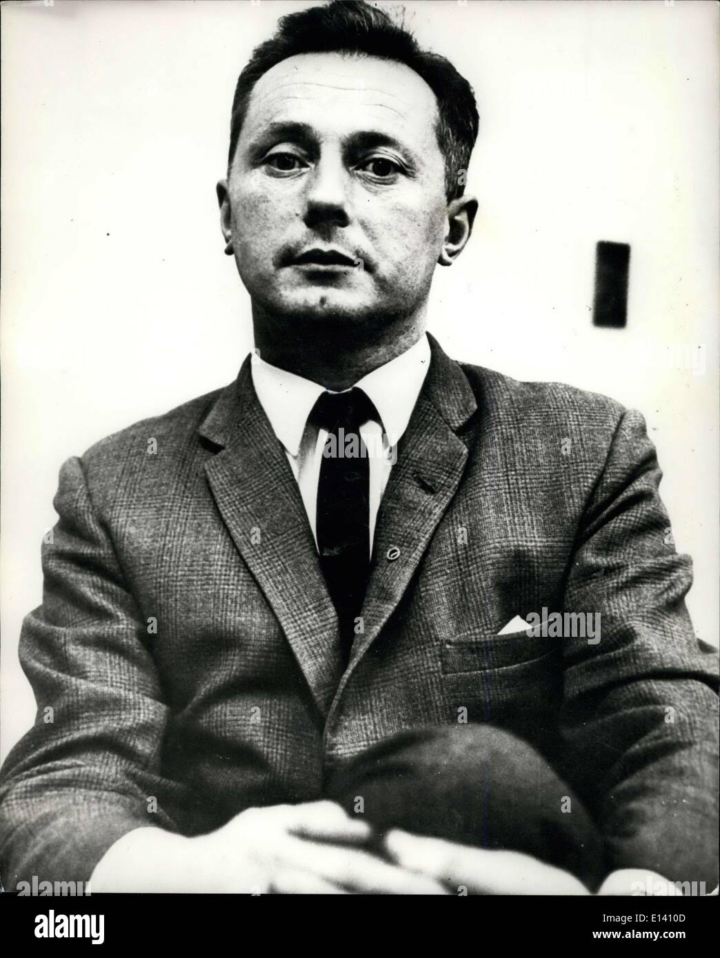 31 mars 2012 - Leader I.R.A Macstiofain. Sean Macstiofain, l'homme qui est responsable de la poursuite de la guérilla, est né John Stephenson à Leyton. Londres, en 1928, d'un père anglais et de mère irlandaise. Sean MacStiofain est la version gaélique de son nom. Banque D'Images