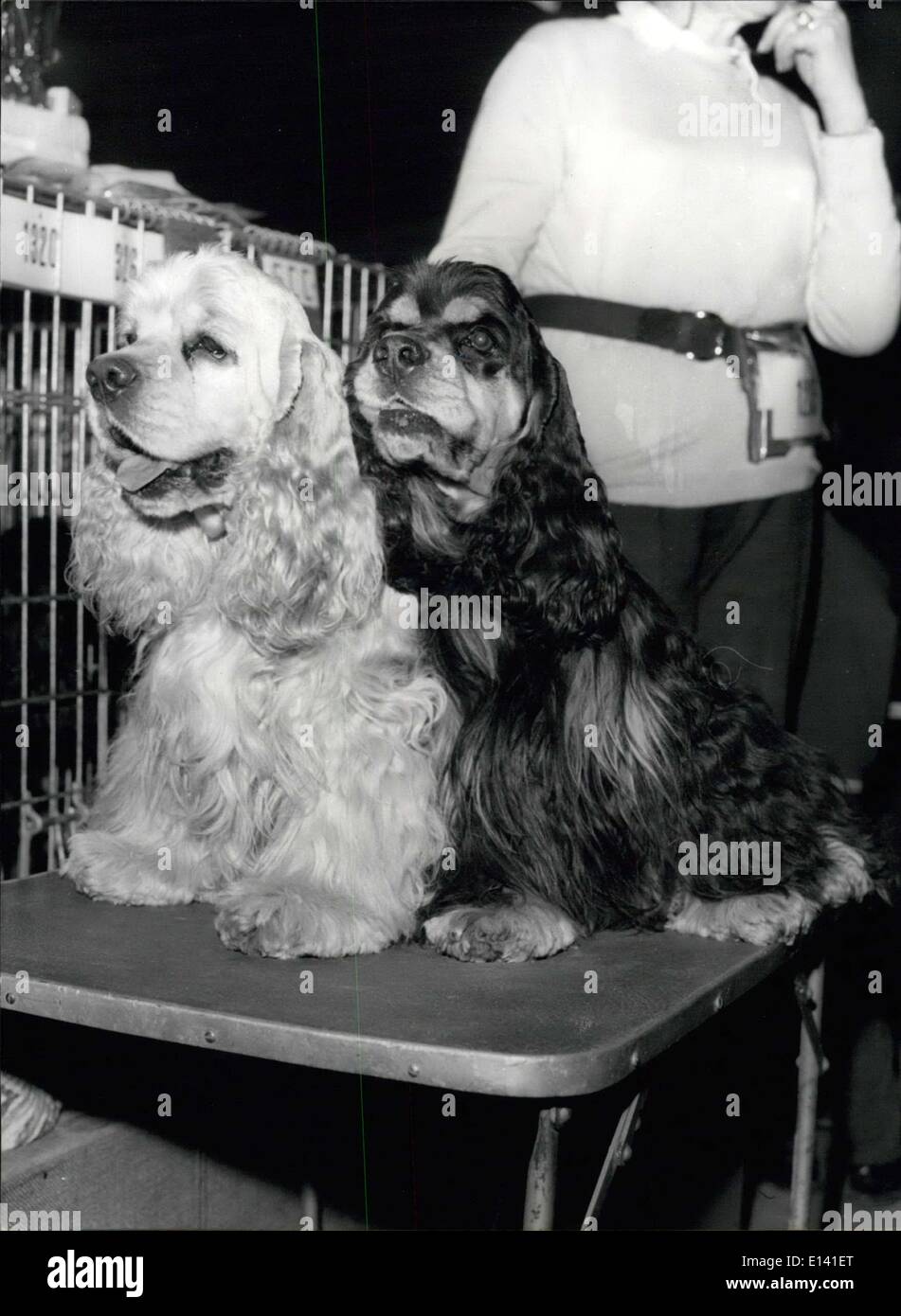 31 mars 2012 - 50. La chanteuse Dalida avec Dolphin, ''OUM' Banque D'Images
