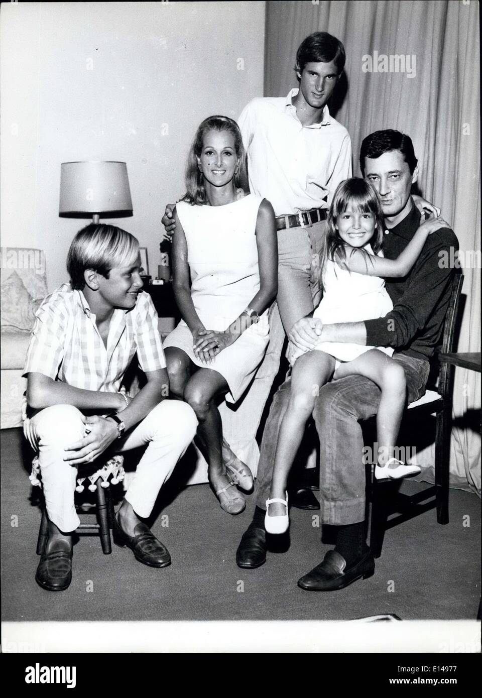 Le 17 avril 2012 - Brésil Grande Famille Banque D'Images