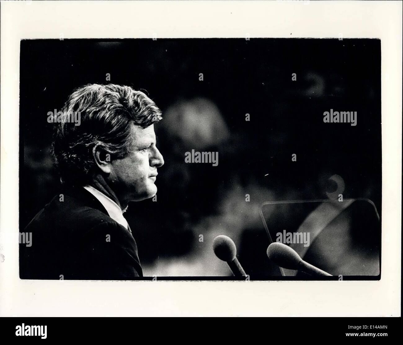 Le 17 avril 2012 - Edward Kennedy Banque D'Images