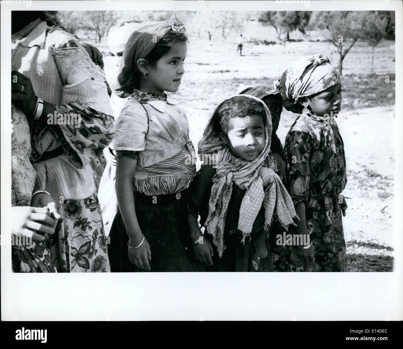 18 avril 2012 - Maroc - enfants berbères à Talioune près de Taroudannt, montagnes de l'Atlas. Banque D'Images