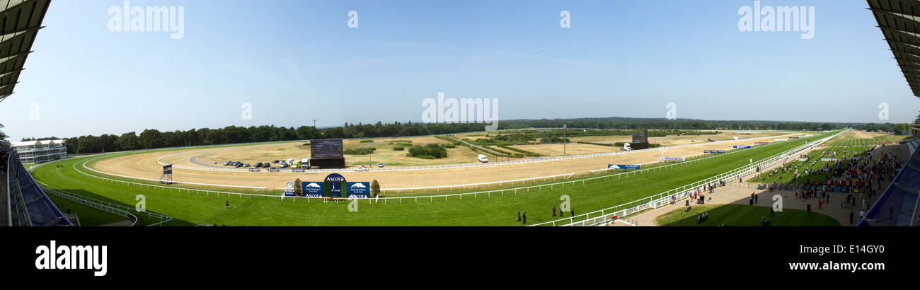Royal Ascot Hippodrome d'événements pendant l'été Banque D'Images