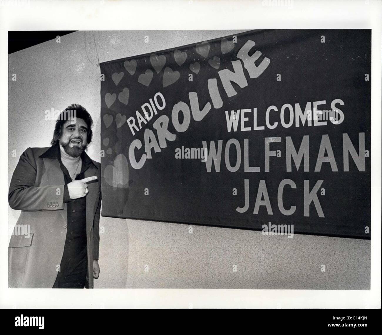 Disc jockey wolfman jack Banque de photographies et d’images à haute