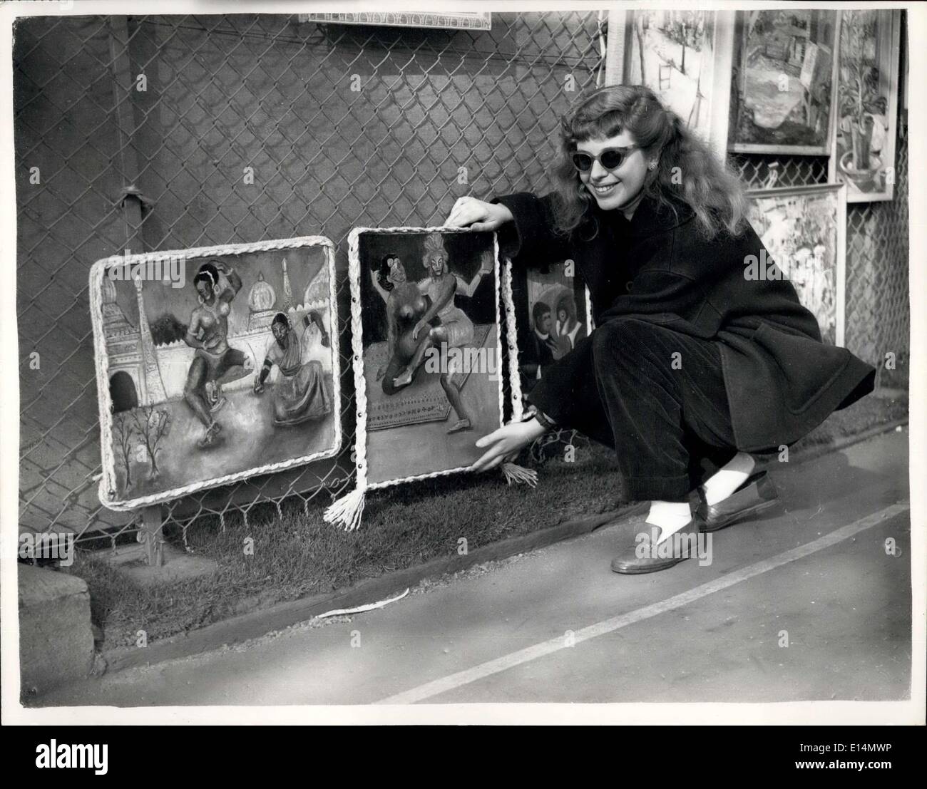 Avril 05, 2012 - Londres Art en plein air de l'affichage à l'Enbankment Victoria Gardens : La sixième édition des open air afficher admissibles par th Banque D'Images