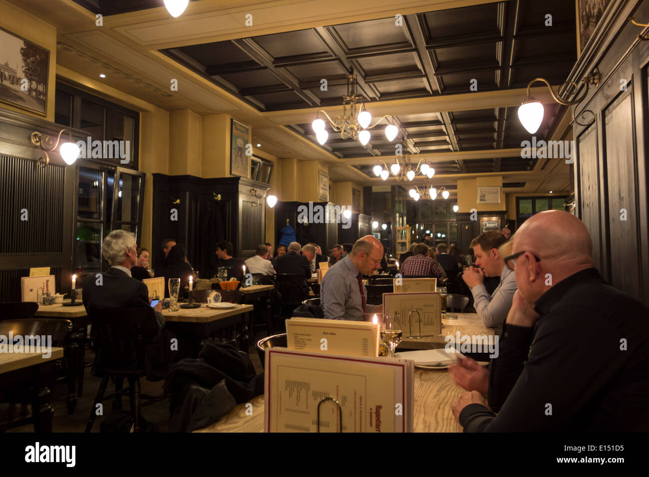 Restaurant Augustiner à Gendarmenmarkt à Berlin, Allemagne Banque D'Images