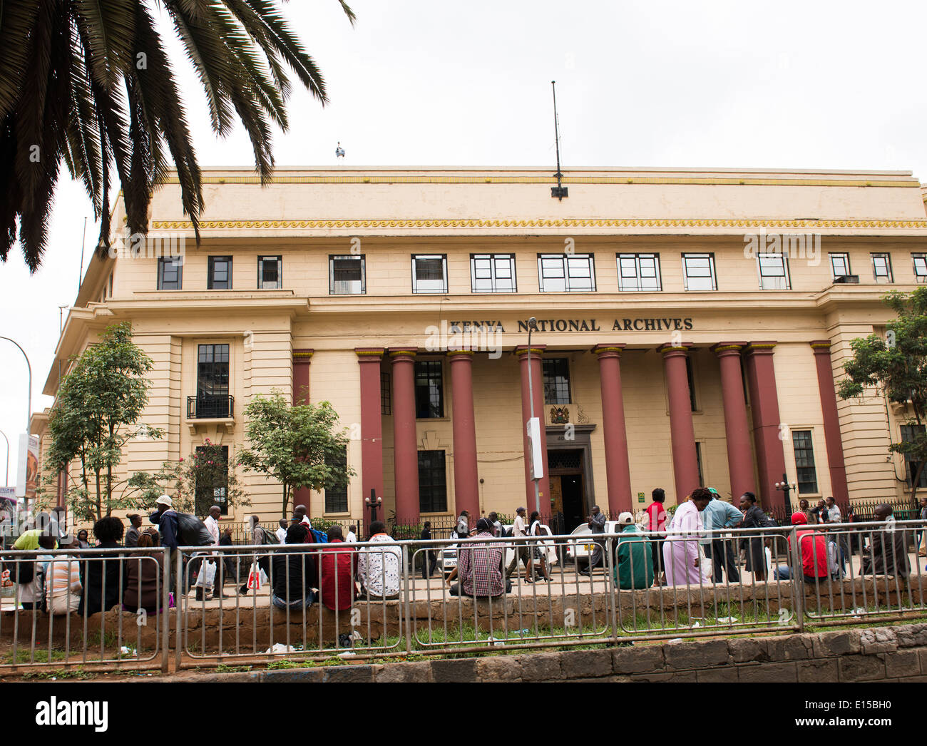 Kenya National Archives building dans le centre-ville de Nairobi. Banque D'Images