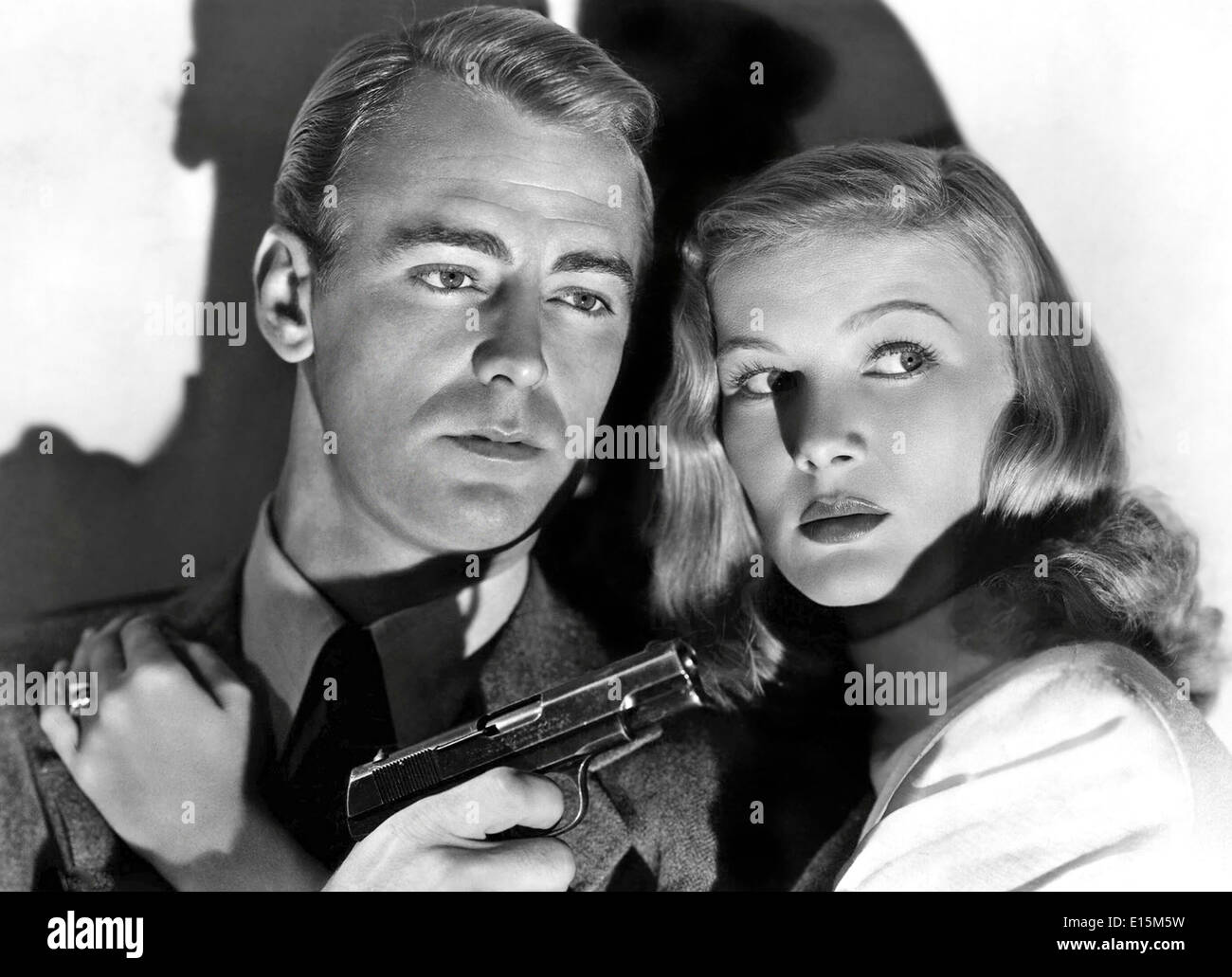 Le dahlia bleu 1946 Paramount film avec Veronica Lake et Alan Ladd Banque D'Images