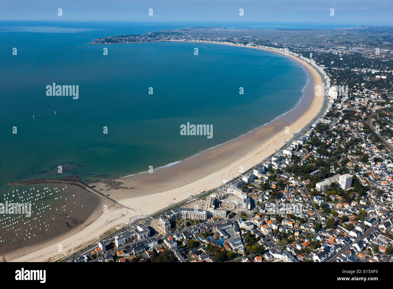 Pornichet (Pays de la Loire) : Vue aérienne Banque D'Images