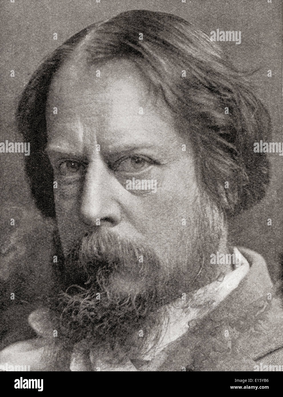 Sir William Blake Richmond, 1842 - 1921. Peintre et dessinateur Portrait du vitrail et mosaïque. Banque D'Images