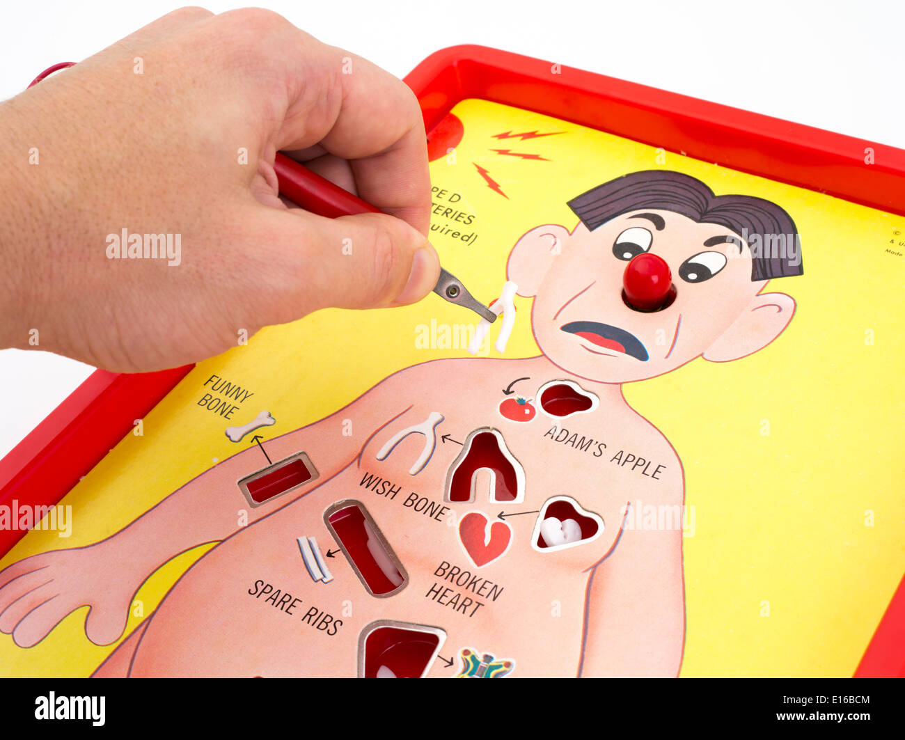 L'opération Jeu pour Enfants par Milton Bradley 1965 Banque D'Images